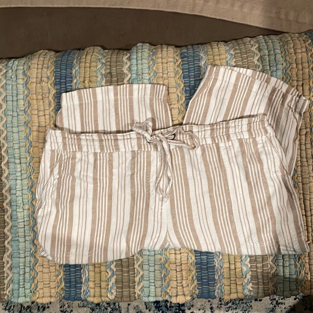 Linen pant, striped, size XL